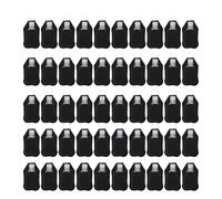 Dioche 50 Pièces Bouteille Vide Portable Porte-clés Bouteilles de Voyage Rechargeables Anti-Fuite avec Capuchon Flip Top et Crochet Porte-clés pour Articles de Toilette Shampoing