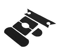 Dioche 5pcs Strong Adhesive Casque Patch pour Les Casques Militaires et Aériens - Black | Compatible avec IBH, Réchauffement Accessoire (Black)