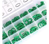 Dioche #6#8#10 Ac18 Tailles 270 Pièces HNBR Ensemble de Joints Toriques de Remplacement pour Voiture et Camion pour Climatisation - Bagues d'étanchéité en Caoutchouc Durables avec étui de Rangement