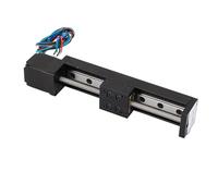 Dioche Actionneur Linéaire Mini Actionneur de Glissière de Guidage de Rail Linéaire de 100 Mm, Course de 100 Mm, Moteur à 28 étapes, Accessoire de Routeur CNC, Curseur d'axe XYZ adapté au