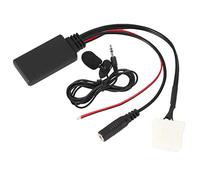 Dioche Adaptateur de câble d'entrée AUX, Adaptateur de câble auxiliaire pour Voiture Bluetooth 5.0 Microphone Compatible pour 2 3 5 6 Rx8