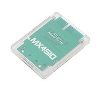 Dioche Adaptateur de Carte de Stockage Micro MX4SIO SIO2SD, Stable, Matériau ABS de Haute qualité, Adaptateur de Lecteur de Carte de Stockage Micro pour Console Fat (Blanc Transparent)