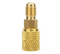 Dioche Adaptateur R410A Manomètre Tuyau Sous Vide Climatisation Gaz pour Pompe R410A A/C 1/4 pouce mâle SAE à 5/16 pouce femelle SAE adaptateur connecteur de tuyau de cvc