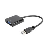 Dioche AdaptateurCâble Adaptateur USB 3.0 vers VGA - Convertisseur Vidéo et Haute Vitesse 5,0 Gbit/s pour 7/8/10 - Prise en Charge 1920 X 1080 - Étendez Votre écran en Toute simplicité