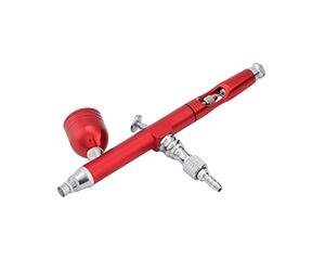 Dioche Aérographe, Ensembles d'aérographes Aérographe à Alimentation par gravité à Double Action 0,3 Mm Spray Art Paint Air Brush pour Nail Art, Décoration de Gâteau Temporaire,