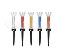 Dioche Aide à la Formation Pratique 5Pcs Tees Multicolores Tees Magnétiques en Plastique Aide à la Formation Conception Unique, Améliorant la Distance de Frappe, élégante et Belle.