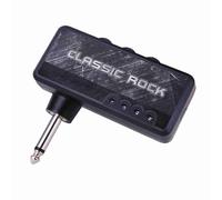 Dioche Amplificateur de Casque pour Guitare électrique, Mini Ampli Portable avec Effet de Distorsion Heavy Rock, Batterie Rechargeable Intégrée, Prise Casque 3,5 Mm, Entrée AUX pour Une (Black)