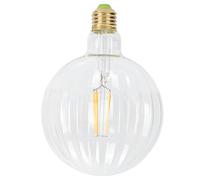 Dioche Ampoule G125 G125 Ampoule Antique E27 Lampe à Filament LED - Forme de Pastèque Lumière Chaude pour la Décoration de la Maison, 220 V (Transparent)