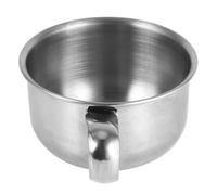 Dioche Arko Bowl Bowl Bol de Rasage en Acier Inoxydable - Tasse de Rasage Durable et élégante pour Hommes - Outil de Toilettage de Barbe Facile à Nettoyer, Parfait pour le Traditionnel et Excellente