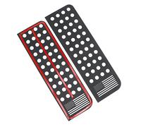 Dioche Autocollants de vitre de Porte arrière Couvercle du Panneau de Verre Lot de 2 Autocollants de Fenêtre de Porte Arrière pour Jk Unlimited 2007-2017