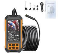 Dioche avec Serpent Léger Industriel, Caméra Endoscope HD 1080P avec écran IPS de 4,5", Serpent Semi-rigide de 33 Pieds, 8 Lumières LED, Outil d'inspection IP68