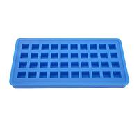 Dioche Bac à Glaçons, 40 Grilles Plateaux DE Glace en Silicone Plateau DE Glace pour Congélateur Silicone Cube Cube Forme Carrée Cubes Glacés Maker Moule DIY ACCESSOIRES DE CUIE (BLUE)