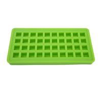 Dioche Bac à Glaçons, 40 Grilles Plateaux DE Glace en Silicone Plateau DE Glace pour Congélateur Silicone Cube Cube Forme Carrée Cubes Glacés Maker Moule DIY ACCESSOIRES DE CUIE (GREEN)