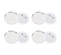 Dioche Badge Back Cover 100 Ensemble de Couverture Arrière de Badge Ensemble d'outils de Bricolage, Conception Antirouille en Alliage scellé, adapté aux Vacances, aux Cadeaux d'anniversaire et aux