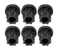 Dioche Base de Montage sur Piste, Ensemble de 6 Pièces, Adaptateur Universel D'engrenage de Piste de Kayak en Nylon pour Support de Canne à Pêche et Accessoires de Kayak de Bateau