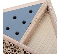 Dioche Bee House Maison à Insectes en Bois - Maison à Insectes en Bois de Haute qualité Qui Attire Les Abeilles et Autres Bénéfiques, Parfaite pour la Décoration du Jardin, Facile à Installer,