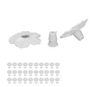 Dioche Bird Feede30 Ensembles de Fleurs de Mangeoire pour Colibris - Accessoires Remplaçables Multicolores Vibrants pour Attirer Les Colibris | Plastique Durable et Sûr | Compatible avec la Plupart