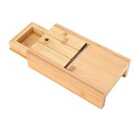 Dioche Biseauteur pour -Savon -Savon Réglable en Bambou - Fournitures de Fabrication de Faites à la Main avec Tiroir pour une Précise du et des Bords Lisses