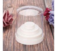 Dioche Bits Container Support de Foret à Ongles en Plastique 48 Trous pour Nail Art - Boîte pour Outils de Meulage et de Sculpture - Idéal pour L'affichage en Salon - Taille Compacte (WHITE)