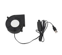 Dioche Blower Fan USB Ventilateur de Refroidissement USB 3,8 Pouces DC5 V Balais 3800 Tr/min avec 3 Modes de Vitesse pour Boîtier PC, Imprimante 3D et électronique - Conception de Ventilateur