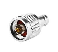 Dioche BNC Connec2pcs Adaptateur Coaxial de Connecteur RF de Type N Mâle vers BNC Femelle - Plaqué Or Durable pour des Performances Fiables - Idéal pour Les Tests et la Connexion RF