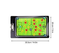 Dioche Board de Tactiques Magnétiques de Football Professionnel avec une Surface Effaçable pour les Stratégies de Coaching et de Formation - Outil de Coaching Léger et Portable pour les écoles et