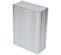 Dioche Boîtier de Projet électronique en Alliage D'aluminium, 68x145x200mm avec Deux Chicanes, pour Décodeurs, Contrôleurs, Câblage, Bricolage