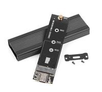 Dioche Boîtier SSD M.2 Boîtier SSD M.2 NGFF, de Disque Dur Externe USB3.1 Type-C, Coque en Alliage d'aluminium, Transfert de Données Rapide 6 Gbit/s, Compatible avec 2230/2242/2260/2280 (Double