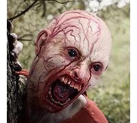 Dioche Bonnet de Perruque Chauve en Latex, Chapeau de Tête Chauve Extensible pour Costume de Cosplay, avec Lisse pour Fête D'Halloween, Jeu de Rôle Squelette de Zombie Joker