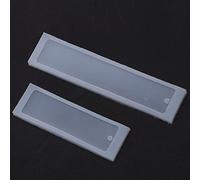 Dioche Book for B2pcs Marque-page Moule Rectangle Moule en Silicone Parfait pour la Fabrication de Bijoux en Résine époxy - Créez de Magnifiques Marque-pages et Pendentifs pour Cadeaux