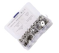 Dioche Bookshelf Cabinet Bracket Kit de 113 Broches d'étagère Plaquées - 4 Styles de Chevilles de Support d'étagère pour Armoire de Camping-car, Bibliothèque, Vitrine, Meubles, Placard, Buffet