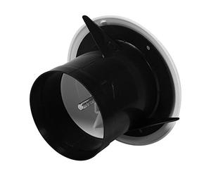 Dioche Bouche D Aération, Bouche Hygroréglable Diffuseur de Plafond, Valve d'alimentation D'échappement, Rond Grille Aeration Couvercle de Tuyau de Ventilation (75mm)