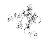 Dioche Brass D Go10pcs Rivets en Laiton de Haute qualité avec Têtes D'anneau - Attaches Métalliques Durables à Visser pour l'artisanat du Cuir, les Sacs, les Ceintures et les Accessoires