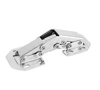 Dioche Bridge Durable High 10Pcs Charnière de Meubles de Porte d'Armoire de Poinçon de Forme de Pont en Acier Laminé à Froid #2 - Solution Plaquée pour Armoires et Penderies (Charnière à axe de 4