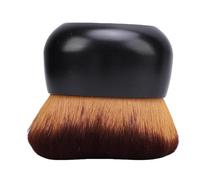 Dioche Brosse Autobronzante Cheveux Doux en Forme de Vague Tête de Brosse Applicateur de Bronzage Mélangée pour une Couverture Uniforme Visage Corps Bronzage à la Maison ou en (BLACK)