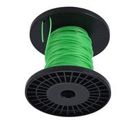 Dioche Brosse de 2 Mm Ligne de -Bordure Ronde de 2 Mm pour - Ligne de -Herbe en Nylon de Haute qualité pour Tondeuses à Gazon et -Bordures - Efficace des Mauvaises Herbes, Facile à Remplacer (50m /