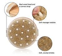 Dioche Brosse pour le Corps Brosse de Bain Nettoyante en Profondeur pour Peau Sèche et Humide Système Lymphatique Augmente le Flux Sanguin Enlève la Peau Morte Cellulite de