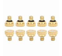 Dioche Buse de Pulvérisation d'atomisation Basse Pression d'eau du Robinet de 10 Pièces de 0,2 Mm - Une Buse 'atomisation Fine Adaptée au Refroidissement Extérieur, à l'aménagement Paysager et