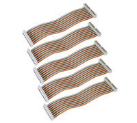Dioche Câble 40 Broches 5 Pièces Câble GPIO pour Mâle à Femelle Fil 40 Broches Longueur 20 Cm-Parfait pour Les Accessoires Informatiques et Le Prototypage (Homme à Femme)