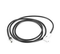 Dioche Câble Adaptateur d'entrée Audio, 3,5 mm Câble Adaptateur d'entrée de Musique Noir Câble Adaptateur Audio auxiliaire pour W203 W209