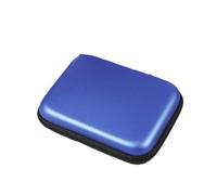 Dioche Câble Organisateur de Stockage Sac de Rangement pour Accessoires Numériques, clé USB, Sac de Rangement pour écouteurs, de pour Accessoires électroniques Portables étanche et Antichoc, Bleu