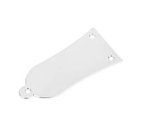 Dioche Cache-tige Spécial Cache-tige en Métal à 3 Trous pour Remplacement de Guitare électrique et Basse - Fer de Haute qualité, Léger, Surface Lisse - Finition Noire avec Vis (SILVER)