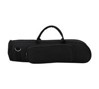 Dioche Cajas ParaLADE Sac de Trompette épais en Tissu Oxford avec Bandoulière - Étui de Trompette Durable et élégant pour Un Transport en Toute sécurité - Noir, env. 50x18cm (Black)