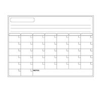 Dioche Calendrier Magnétique Effaçable à Sec - Tableau Blanc Facile à Effacer pour Réfrigérateur de Cuisine - Idéal pour les Plannings Hebdomadaires et Mensuels, Liste de Tâches, Agenda Quotidien -