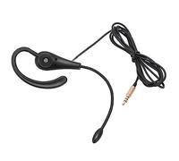 Dioche Call CenteCall Center Casque avec Microphone de Haute qualité, Conception Ergonomique à Crochet d'oreille Unique, Compatible avec Les Ordinateurs Portables et Les Téléphones Mobiles - Casque