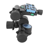 Dioche Caméra Trépied à Cardan GD3WH, Tête d'engrenage 3D pour Caméras, capacité de Charge de 6 Kg, Rotation à 360 ° et Libération Rapide pour Une flexibilité Améliorée