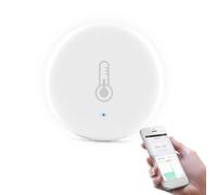 Dioche Capteur de Température Intelligent Wi-Fi Hygromètre Thermomètre | Capteur Intelligent de Température et d'humidité | Données Historiques sur 30 Jours | Commande Vocale Compatible avec Alexa
