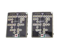 Dioche Carte D'entraînement au Code Morse, Pcb, LED Audio, Lecture | Pratique Télégraphique, Matériel PCB, Mode Audio, étude Visuelle Silencieuse, Enregistrement de Séquence, Lecture,