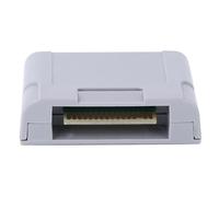 Dioche Carte Mémoire N64 256 Ko, Antisalissure, Résistante à L'usure, Plug and Play, Carte Mémoire de Remplacement pour Console de Jeu, ABS Noir, 5x3,5x1,7 Cm