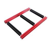 Dioche Carte Mère DIY Mini Cadre en Alliage d'aluminium ITX Carte Mère PC Boîtier d'ordinateur avec Conception Empilable, Structure Légère pour Un Assemblage Facile, Dissipation Thermique Optimisée,